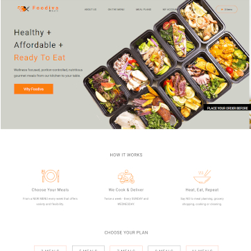 Foodiva Meals Food Delivery Website